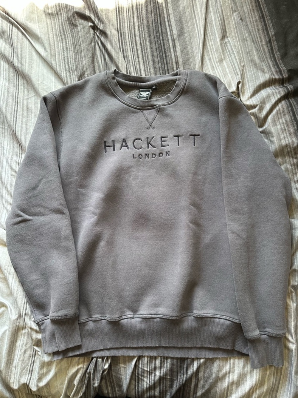 Austin Martin Hackett London Grey Crewneck Men’s Size 4XL